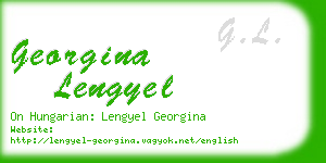 georgina lengyel business card